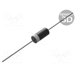 20 pcs : P4KE20A - Diode: TVS, 400W, 20V, 15A, unidirectional, ±5%, DO15,