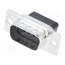 10 pcs : DBC09-SP - D-Sub, PIN: 9, plug, male, for cable, crimped, Type: w/o contacts