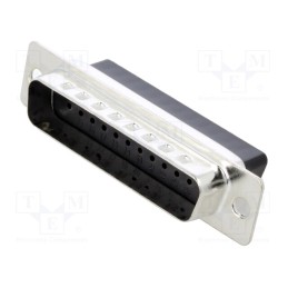 10 pcs : DBC25-SP - D-Sub, PIN: 25, plug, male, for cable, crimped, Type: w/o contacts