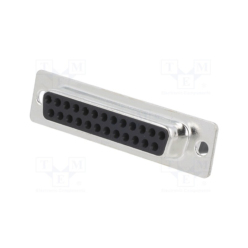 10 pcs : DBC25-SS - D-Sub, PIN: 25, plug, female, for cable, crimped, Type: w/o contacts