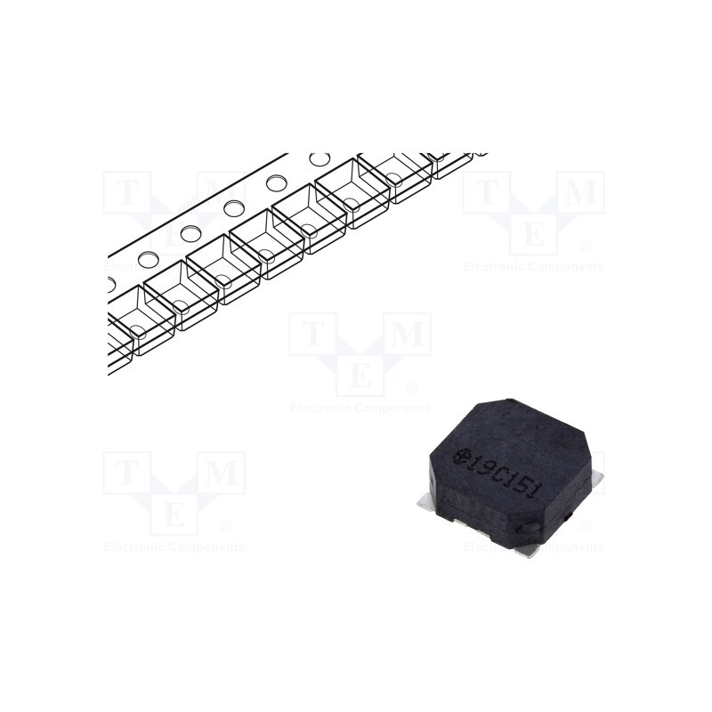 10 pcs : LET8530BS-03L-2.7-16-R - Sound transducer: electromagnetic alarm, SMD, 2.7kHz, 80mA, 3V