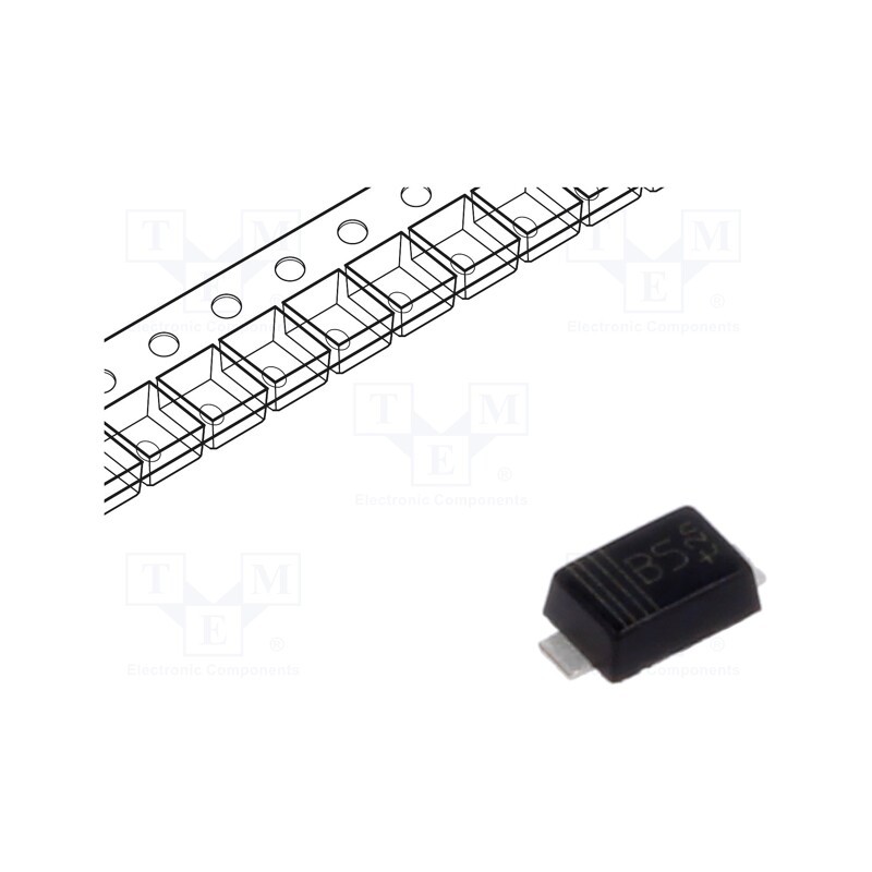 20 pcs : PMEG2010ER,115 - Diode: Schottky rectifying, SMD, 20V, 1A, CFP3,SOD123W,