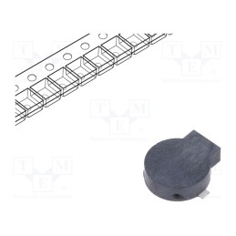 10 pcs : LD-BZEL-T39-0902 - Sound transducer: electromagnetic alarm, SMD, 2730Hz, 100mA, 16Ω