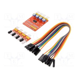 10 pcs : OKY3518 - Sensor: distance, reflective, 5VDC, Ch: 4, 42x38mm