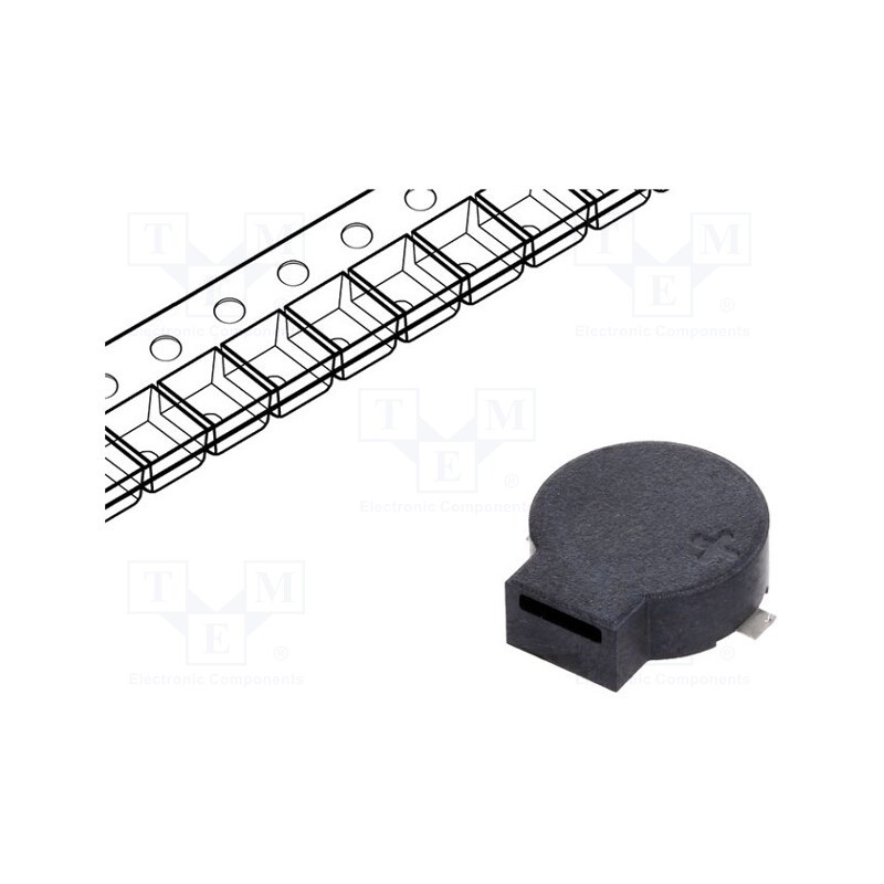 10 pcs : LD-BZEL-T44-0903 - Sound transducer: electromagnetic alarm, SMD, 2700Hz, 100mA, 16Ω