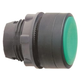 1 pcs - Schneider Electric Harmony XB5 Series Green Spring Return Push Button Head, 22mm Cutout, IP66, IP67, IP69K