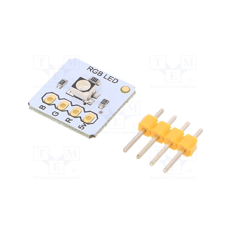 10 pcs : DFR0239 - Module: LED, 3.3÷5VDC, 13x13mm, Colour: RGB, 3528