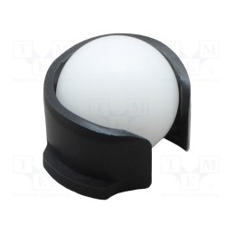 10 pcs : REPLACEMENT 3PI BALL CASTER WITH 1/2' PL - Ball casters, Kit: ball,housing, push-in, Ø: 12.7mm, H: 13.2mm