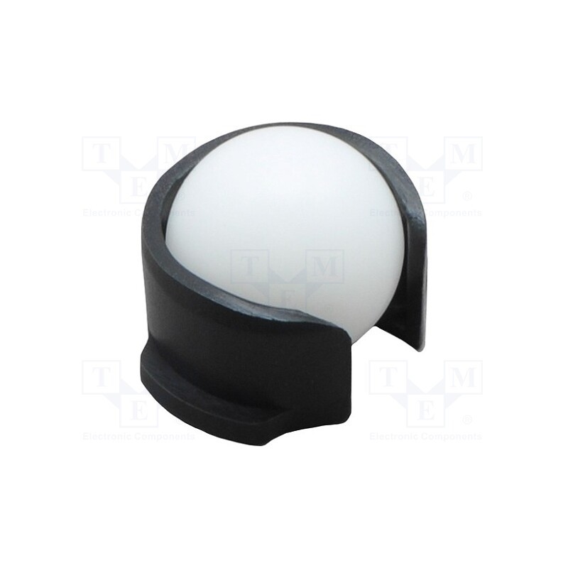 10 pcs : REPLACEMENT 3PI BALL CASTER WITH 1/2' PL - Ball casters, Kit: ball,housing, push-in, Ø: 12.7mm, H: 13.2mm