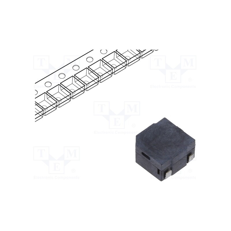 10 pcs : - Sound transducer: electromagnetic alarm, SMD, 4000Hz, 110mA, 12Ω