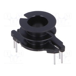 10 pcs : B65808N1006D002 - Coil former: with pins, horizontal, duroplast, No.of term: 6, RM6