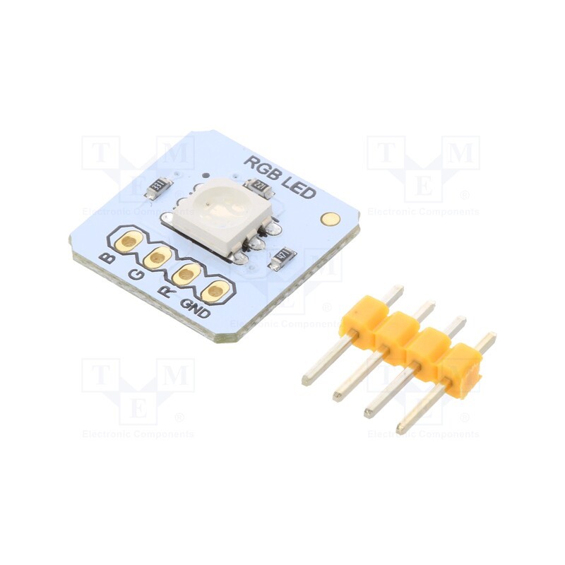 10 pcs : DFR0238 - Module: LED, 3.3÷5VDC, 15x15mm, Colour: RGB, 5050