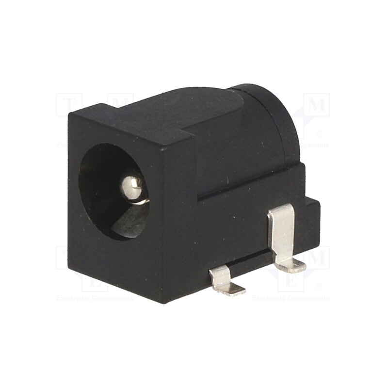 10 pcs : DC-10BS (FC68149S) - Socket, DC supply, male, 5.5/2.5mm, 5.5mm, 2.5mm, SMT, 2A, 12VDC