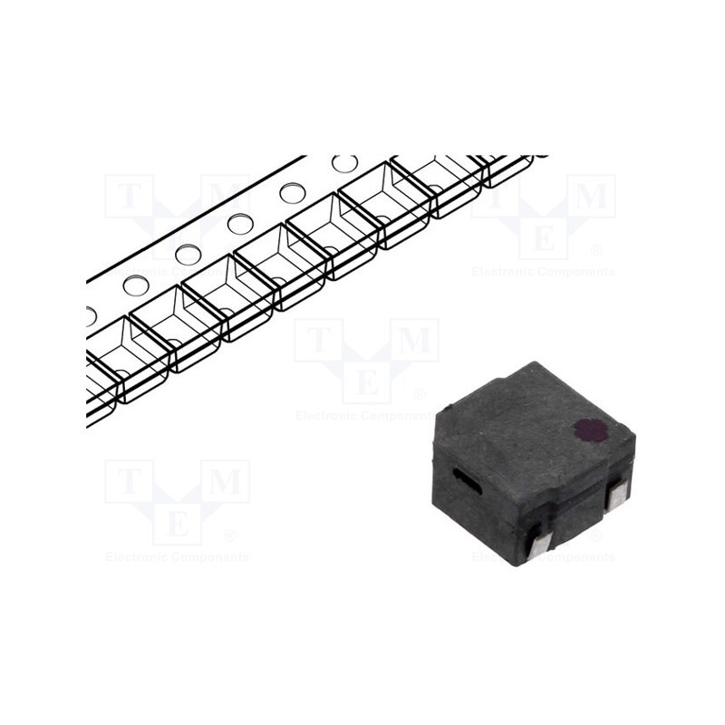 10 pcs : LD-BZEL-T46-0505 - Sound transducer: electromagnetic alarm, SMD, 4000Hz, 110mA, 12Ω