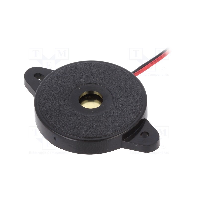 10 pcs : - Sound transducer: piezo, 2.8kHz, 30mm, Sound level: 80dB