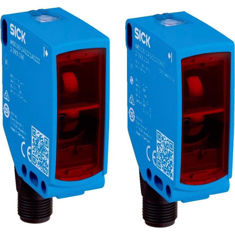 1 pcs - Sick Through Beam Photoelectric Sensor, Block Sensor, 0 - 45 m Detection Range