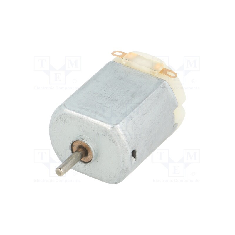 10 pcs : BRUSHED DC MOTOR 130-SIZE 6V - Motor: DC, without gearbox, 6VDC, 800mA, Shaft: smooth, 11500rpm