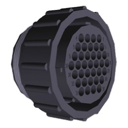 1 pcs - TE Connectivity Circular Connector, 37 Contacts, Cable Mount, Plug, Female, CPC Series 1 Series