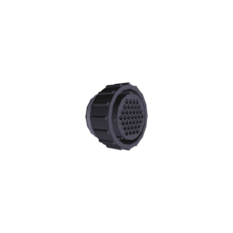 1 pcs - TE Connectivity Circular Connector, 37 Contacts, Cable Mount, Plug, Female, CPC Series 1 Series