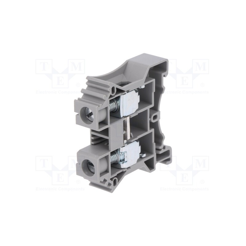 10 pcs : DC16-01P-11-00AH - Splice terminal: rail, 1.5÷25mm2, ways: 1, terminals: 2, grey, DC