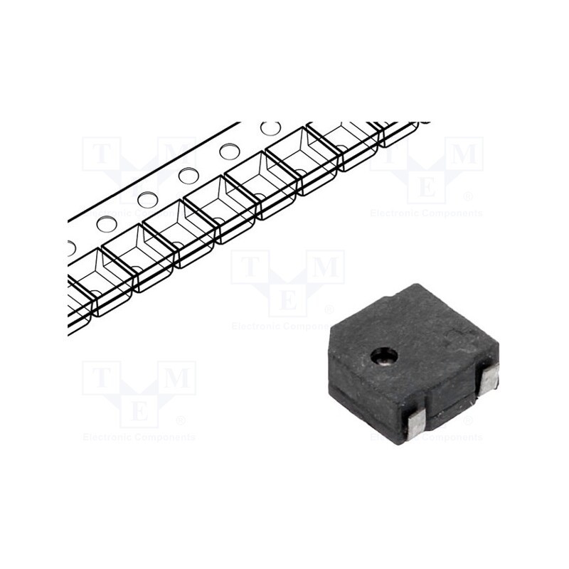 10 pcs : LD-BZEL-T28-0502 - Sound transducer: electromagnetic alarm, SMD, 4000Hz, 100mA, 12Ω