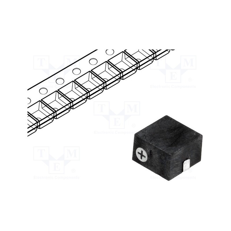 10 pcs : LD-BZEL-T53-0808 - Sound transducer: electromagnetic alarm, SMD, 2731Hz, 70mA, 30Ω