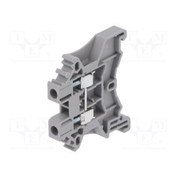 10 pcs : DC2.5-01P-11-00AH - Splice terminal: rail, 0.2÷2.5mm2, ways: 1, terminals: 2, grey, DC