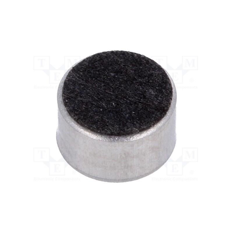 10 pcs : LD-MC-6035 - Microphone, Ø6x3.5mm, 2.2kΩ, 0.5mA, 1÷10V, 50÷13000Hz, -35dB