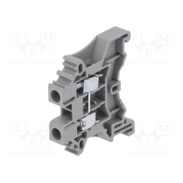 10 pcs : DC4-01P-11-00AH - Splice terminal: rail, 0.5÷4mm2, ways: 1, terminals: 2, grey, DC
