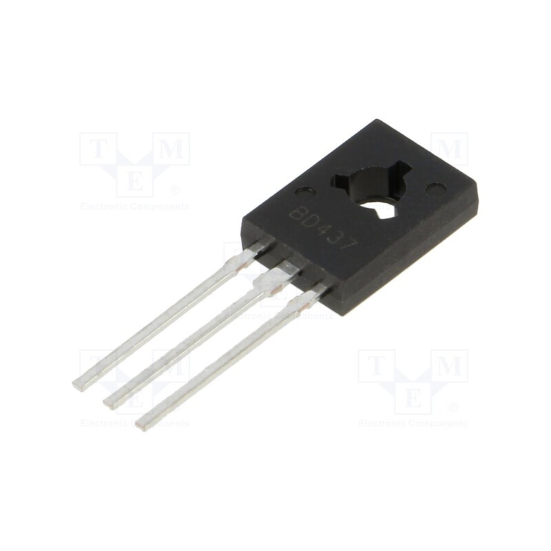 20 pcs : BD437 - Transistor: NPN, bipolar, 45V, 4A, TO126