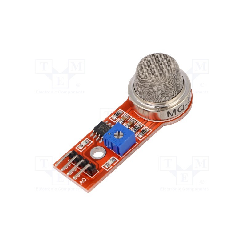 10 pcs : OKY3331 - Sensor: gas level, propane-butane (LPG), 5VDC, MQ-5