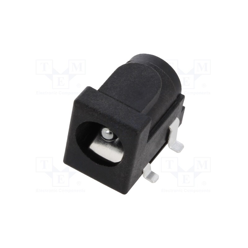 10 pcs : DCJ250-05-A-K1-A - Socket, DC supply, male, 6.4/2.5mm, on PCBs, SMT, 5A, 20VDC