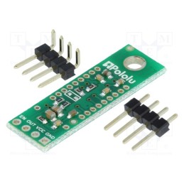 10 pcs : POLOLU CARRIER FOR SHARP GP2Y0A60SZLF - Sensor: sensor adapter, 3VDC, Kind of sensor: infrared