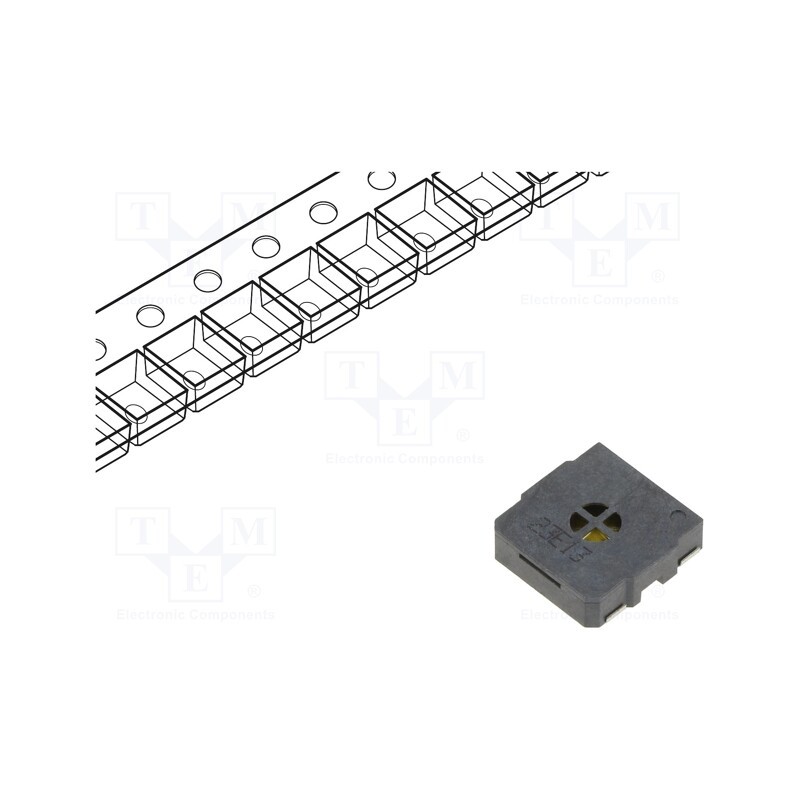 10 pcs : LSI151540BT-08-0.8 - Loudspeaker, miniature,mylar,general purpose, 800mW, 8Ω