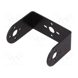 10 pcs : FIT0039 - Bracket, DF-FIT0038, black, mechanical parts, aluminium