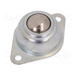 10 pcs : FIT0007 - Ball casters, Kit: ball,housing, silver, screw, Ø: 15mm, H: 20mm