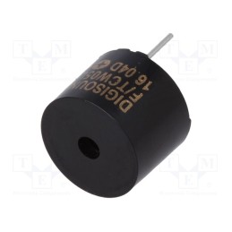 10 pcs : F/TCW05LF - Sound transducer: electromagnetic alarm, 12mm, Sound level: 85dB