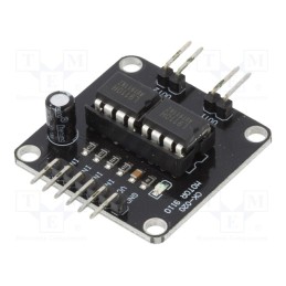 10 pcs : OKY3461-1 - DC-motor driver, L9110, Uin mot: 12V, Uin log: 5÷12V, Ch: 2