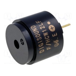 10 pcs : F/HCW12LF - Sound transducer: electromagnetic alarm, 16mm, Sound level: 85dB