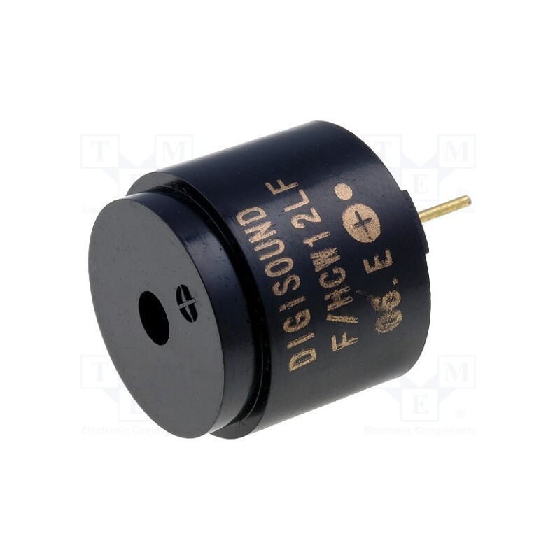 10 pcs : F/HCW12LF - Sound transducer: electromagnetic alarm, 16mm, Sound level: 85dB