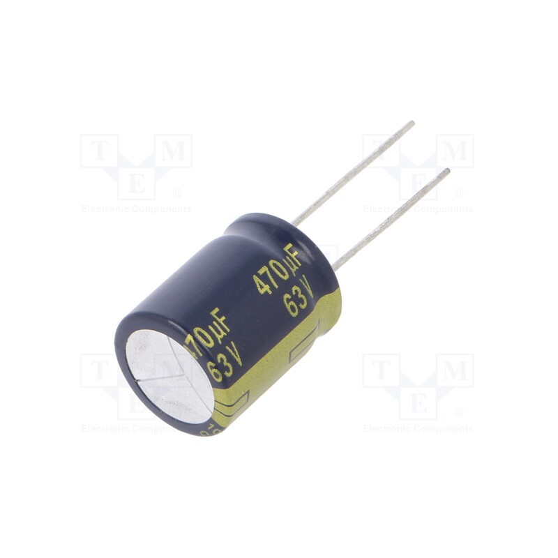 10 pcs : EEUFR1E272SB - Capacitor: electrolytic, low ESR, THT, 2700uF, 25VDC, Ø16x20mm