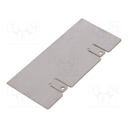 10 pcs : BASIC SUMO BLADE FOR ZUMO CHASSIS - Bracket, silver, Zumo, steel