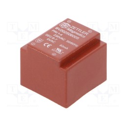 10 pcs : BV202S06005ZU - Transformer: encapsulated, 0.5VA, 230VAC, 6.3V, 83.3mA, PCB