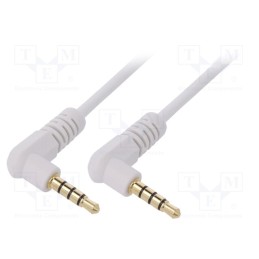 10 pcs : CAB-14164 - Cable: Jack-Jack, SPECTACLE, 0.9144m, Jack 3.5mm 4pin plug x2