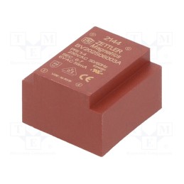10 pcs : BV202S06003A - Transformer: encapsulated, 0.35VA, 230VAC, 6V, PCB, 24x16x23mm