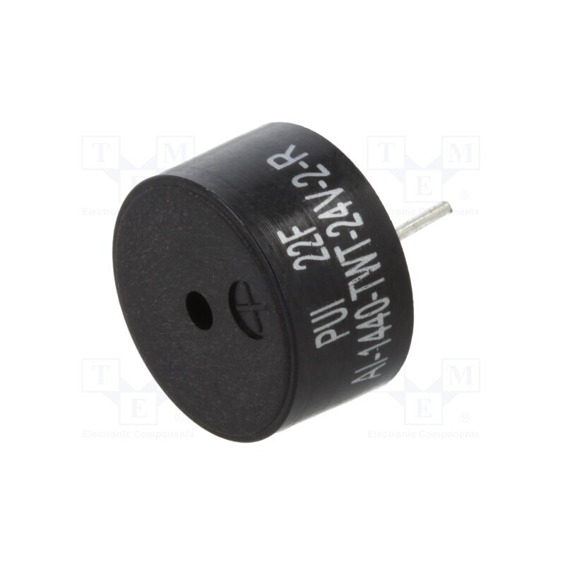 10 pcs : AI-1440-TWT-24V-2-R - Sound transducer: electromagnetic alarm, 18mA, -30÷75°C, H: 7.5mm
