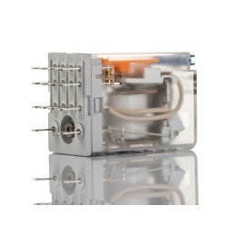 1 pcs - Weidmuller Panel Mount Power Relay, 24V dc Coil, 10mA Switching Current, 4PDT