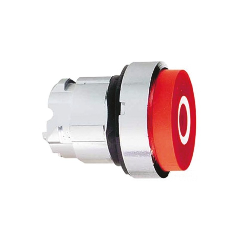 1 pcs - Schneider Electric Harmony XB4 Series Red Spring Return Push Button Head, 22mm Cutout, IP66, IP67, IP69K