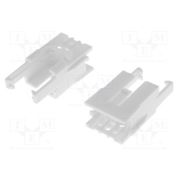 10 set : ROMI CHASSIS MOTOR CLIP PAIR - WHITE - Bracket, white, POLOLU Romi
