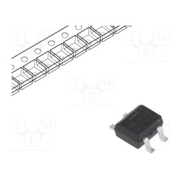 10 pcs : MB6S-TP - Bridge rectifier: single-phase, Urmax: 600V, If: 0.5A, Ifsm: 35A